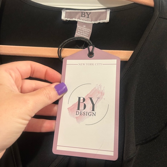 Chic Black Ruffle Midi Dress - Picture 2 of 5